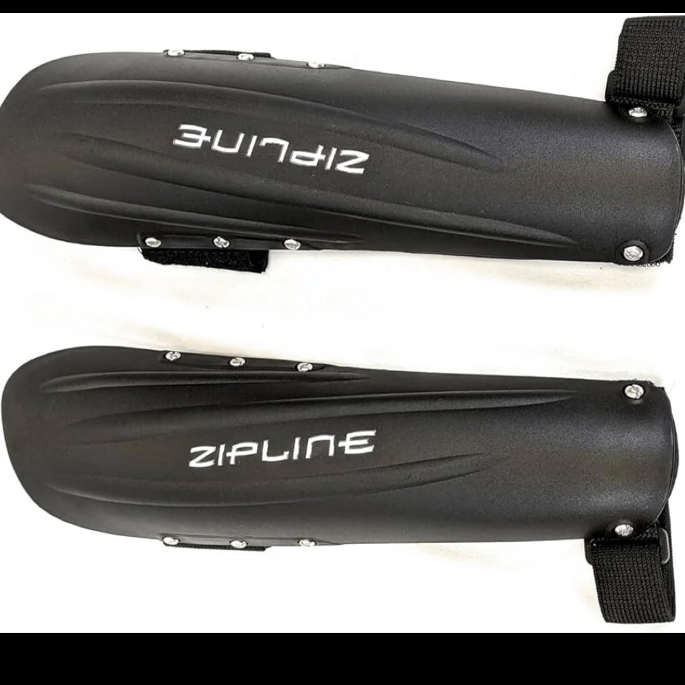 ZIPLINE FORE ARM FOREARM GUARDS SKIING RACING SKI POLES PROTECTOR ARMOR PLASTIC